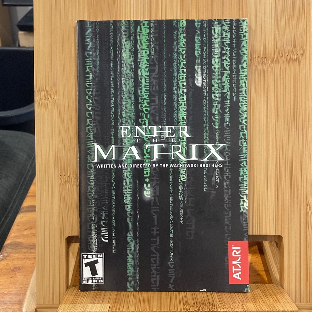 Enter the Matrix PS2 manual - Picture 1 of 2